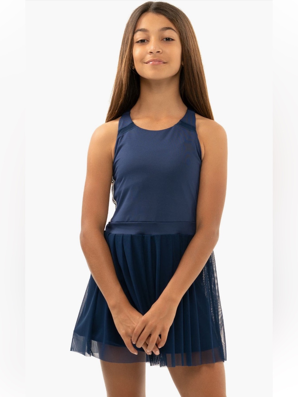 Lucky In Love Mini Serve Dress Navy M (10-12)